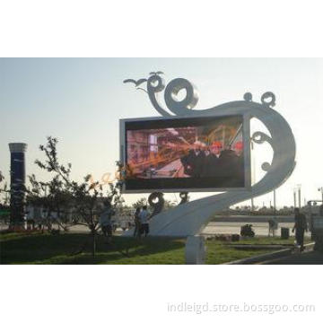High Contrast 12 Outdoor Full Color LED Display Screen DIP
